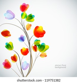 Background with a flowers