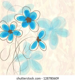 Background with a flowers