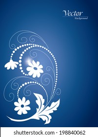 Background with Flowers.