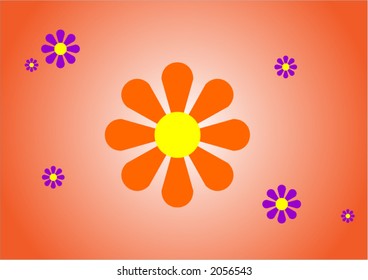 background with flowers