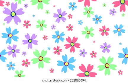 background with flowers