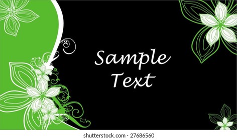 Background with flowers