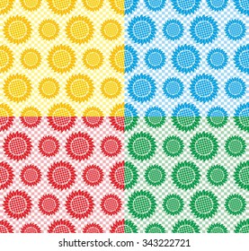 Background with flowers.