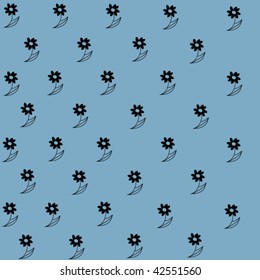 Background with flowers.