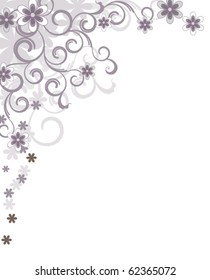 Background with flowers