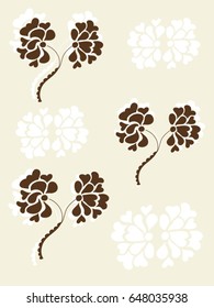 Background with flowers