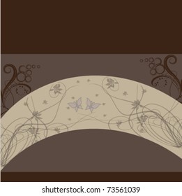 Background with flowers