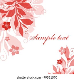 Background with flowers