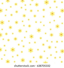 Background with flowers. Flower seamless structure. Spring background