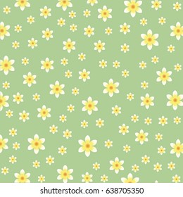 Background with flowers. Flower seamless structure. Spring background