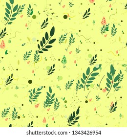 Background flowers grass