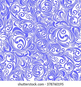 Background of flowers in retro style. Vector illustration. 