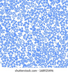 Background of flowers. Vector illustration. 