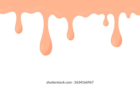 fundo com caramelo fluindo e espaço de cópia