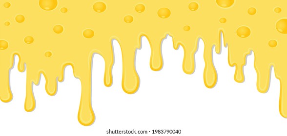 Background of flowing melted cheese.
Vector illustration is made in a flat style.
Suitable for advertising, congratulations, packaging.