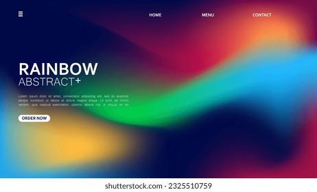 Background fluid gradient abstract  landing page design. vector illustration. simple and futuristic style.
