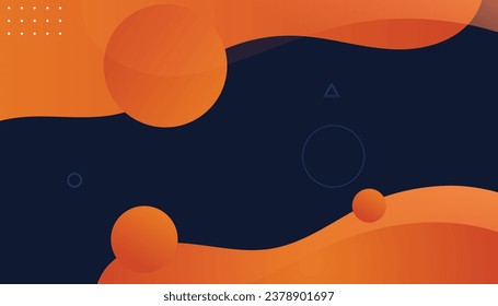 background with fluid shapes modern concept. Trendy gradient shapes composition. Template for the design of a website landing page or background
