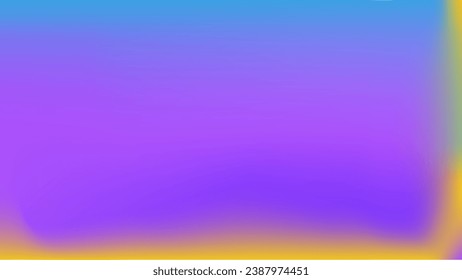 Background for flyer, social media, card, flyer, ads, covers, invitation. Vivid mockup. Neon festival baner. Blazing blue violet yellow print design. Azure lilac lemon presentation wallpaper pattern. 