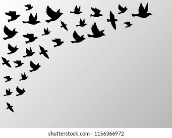 background with flying butterflies