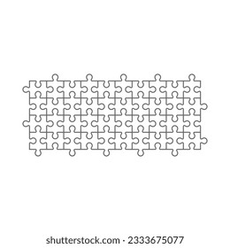 Background of folded puzzle pieces or jigsaw puzzles.