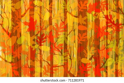 Background forest mosaic
