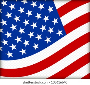 Background in the form of a flag of the United States of America.