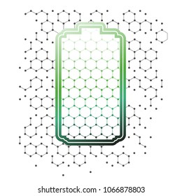 Background in the form of a graphene lattice