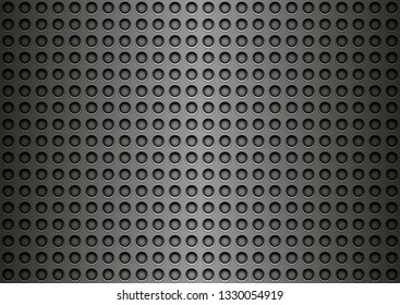 Background in the form of a metal grid with a round cell. Element of design. Metal background.Template for web design, website design.Design element for business and advertising.