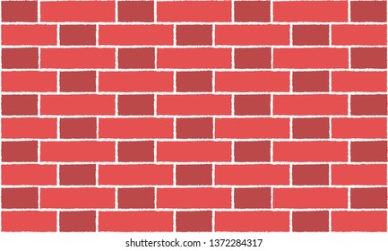 Background in the form of a red brick wall