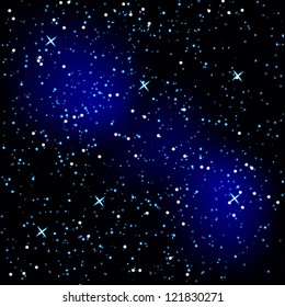 Background in the form of a starry sky. Vector.