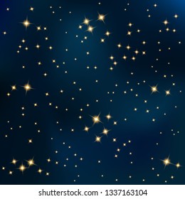 Background in the form of a starry sky. Vector.