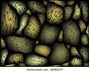 Background in the form of a stone wall