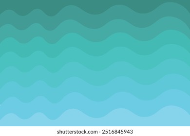 Plano de fundo na forma de ondas com cores transicionais suaves.