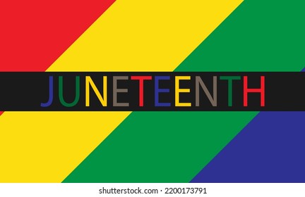 In the background four colors, red, yellow, green and blue, and four color captions.