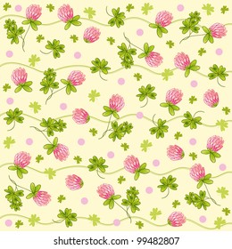 Background four leaf clover