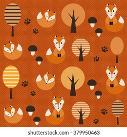 background with foxes