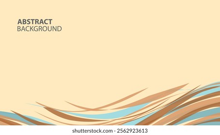 background frame abstract elegant wave shape