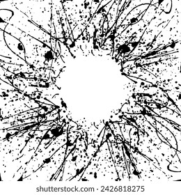 Fondo marco manchas de manchas de pintura textura grunge