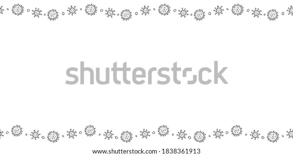 Background Frame Border Molecules Cells Virus: เวกเตอร์สต็อก (ปลอดค่า ...