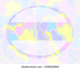 Background with a frame of bright spots of different colors.EPS10