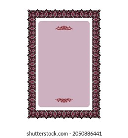 background frame for a certificate or a book, Arabic ornament