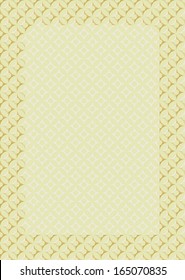 Background and frame for certificate, diploma, gift certificate, commemorative certificate, a card for businesses, hotels, shops, schools, educational agencies