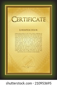 Background and frame to create a base certificate, diploma, gift voucher, memorial certificate, awards, menu for hotels and restaurants, shops, schools, educational agencies