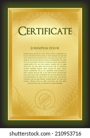 Background and frame to create a base certificate, diploma, gift voucher, memorial certificate, awards, menu for hotels and restaurants, shops, schools, educational agencies