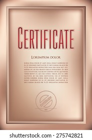 Background and frame to create a base certificate, diploma, gift voucher, memorial certificate, awards, menu for hotels and restaurants, shops, schools, educational agencies