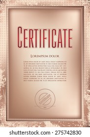 Background and frame to create a base certificate, diploma, gift voucher, memorial certificate, awards, menu for hotels and restaurants, shops, schools, educational agencies