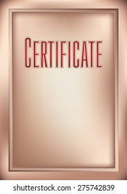 Background and frame to create a base certificate, diploma, gift voucher, memorial certificate, awards, menu for hotels and restaurants, shops, schools, educational agencies