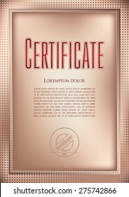 Background and frame to create a base certificate, diploma, gift voucher, memorial certificate, awards, menu for hotels and restaurants, shops, schools, educational agencies