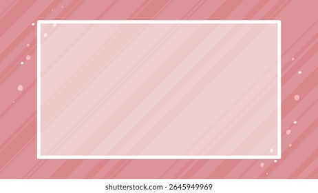 Ilustração do quadro de plano de fundo com listras cor-de-rosa e destaques de splash.
