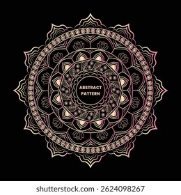 Background frame with mandala designs
